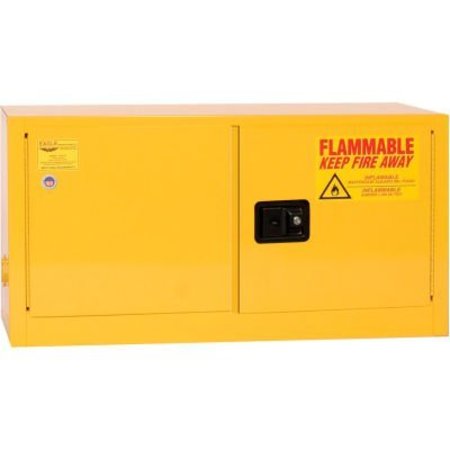 JUSTRITE Eagle Flammable Liquid Safety Cabinet with Self Close - 15 Gallon ADD14X